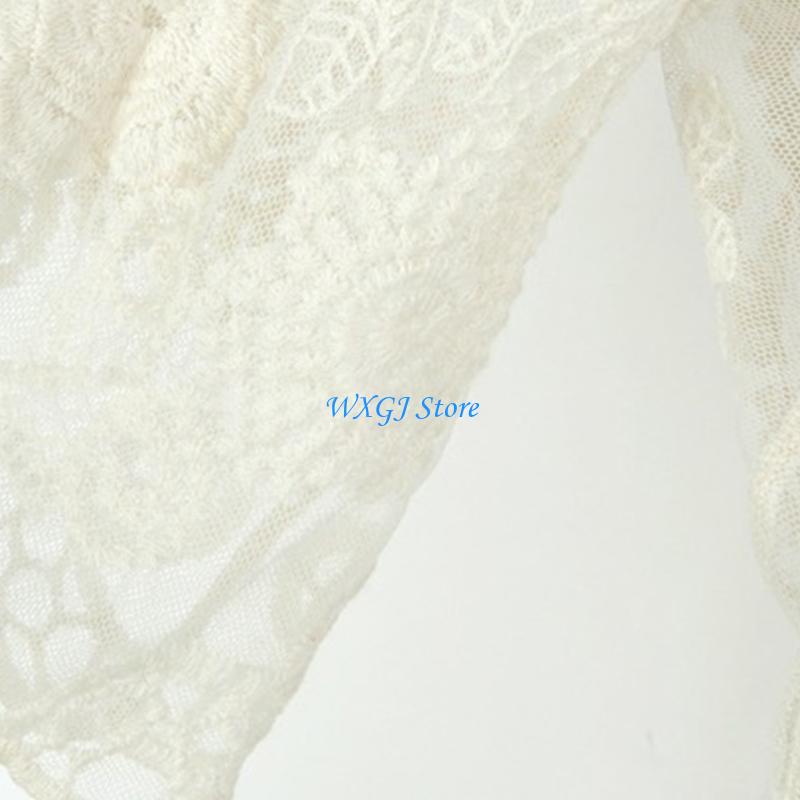 37JE Women Summer Lace Open Fr - Kimono Sheer Floral ulasan dan harga
