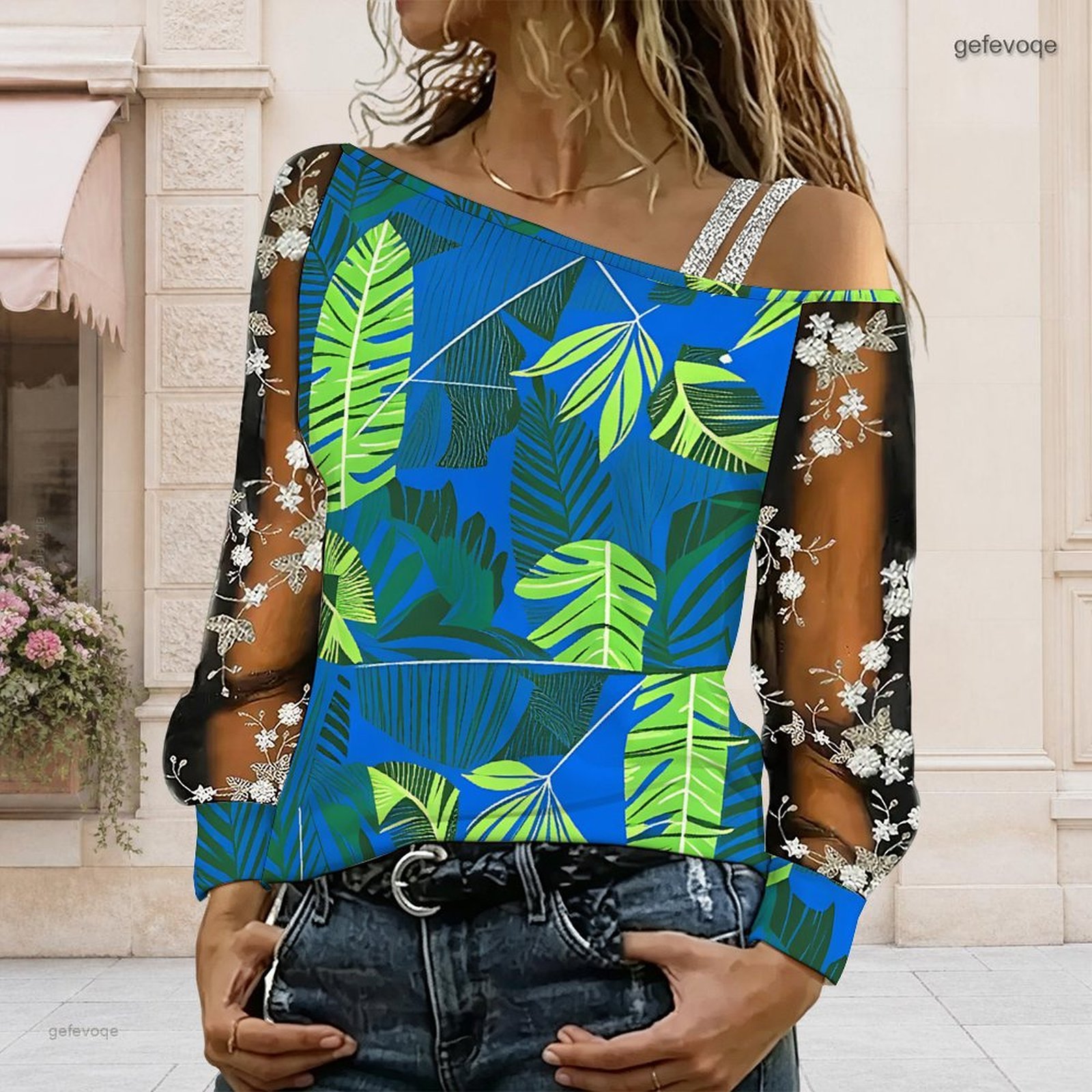 Women Off Shoulder Blouse Asym - Blouse Off Shoulder ulasan dan harga