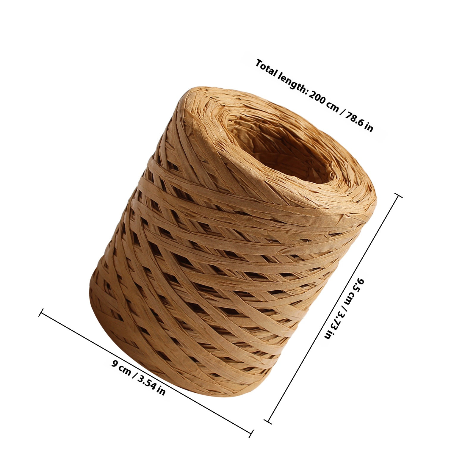 1 Roll Raffia Paper Rope Handw - Crochet Bag Raffia ulasan dan harga