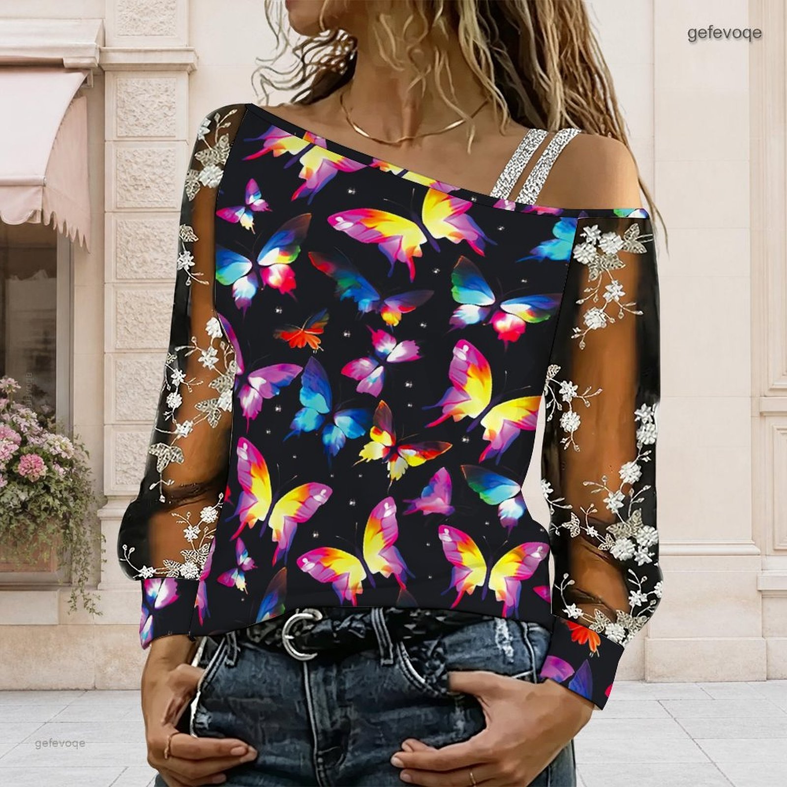Women Off Shoulder Blouse Asym - Blouse Off Shoulder ulasan dan harga