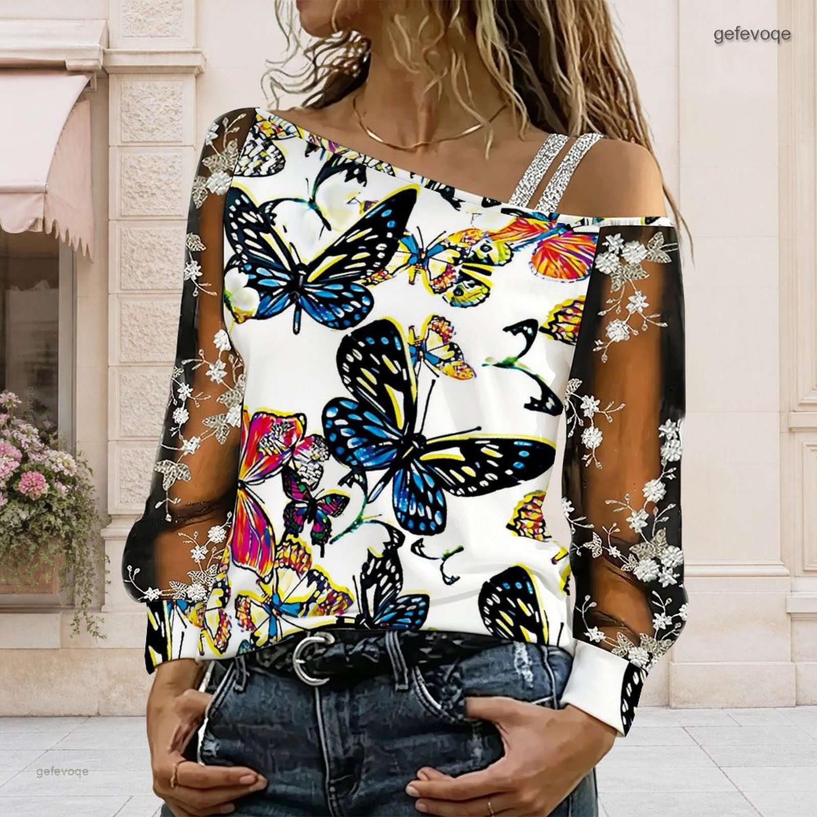 Women Off Shoulder Blouse Asym - Blouse Off Shoulder ulasan dan harga