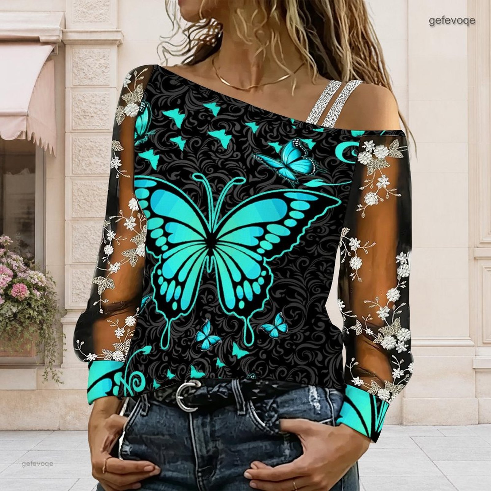 Women Off Shoulder Blouse Asym - Blouse Off Shoulder ulasan dan harga