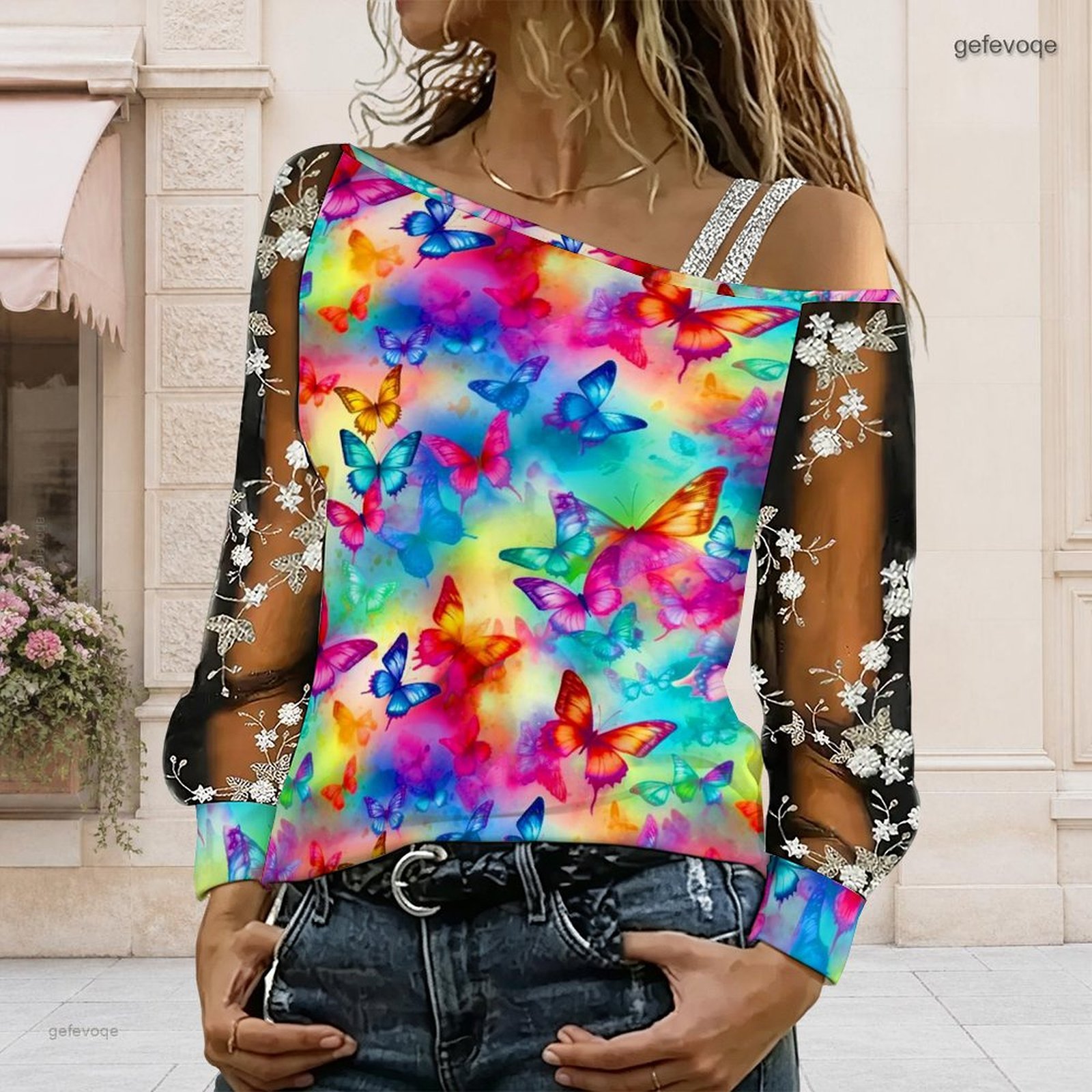Women Off Shoulder Blouse Asym - Blouse Off Shoulder ulasan dan harga