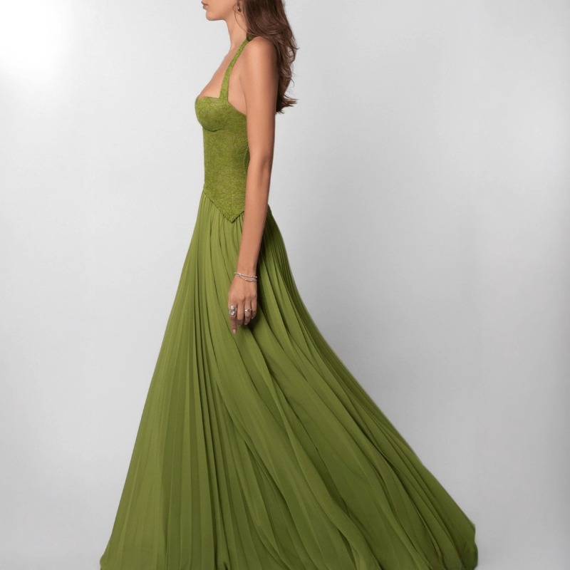 Sexy Low Cut Halter Maxi Dress - Maxi Dress Halter ulasan dan harga