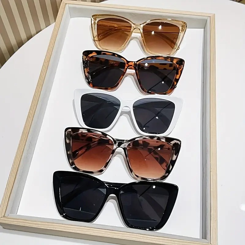 5 Pcs Women's Vintage Cat-Eye  - Sunglasses Cat Eye ulasan dan harga