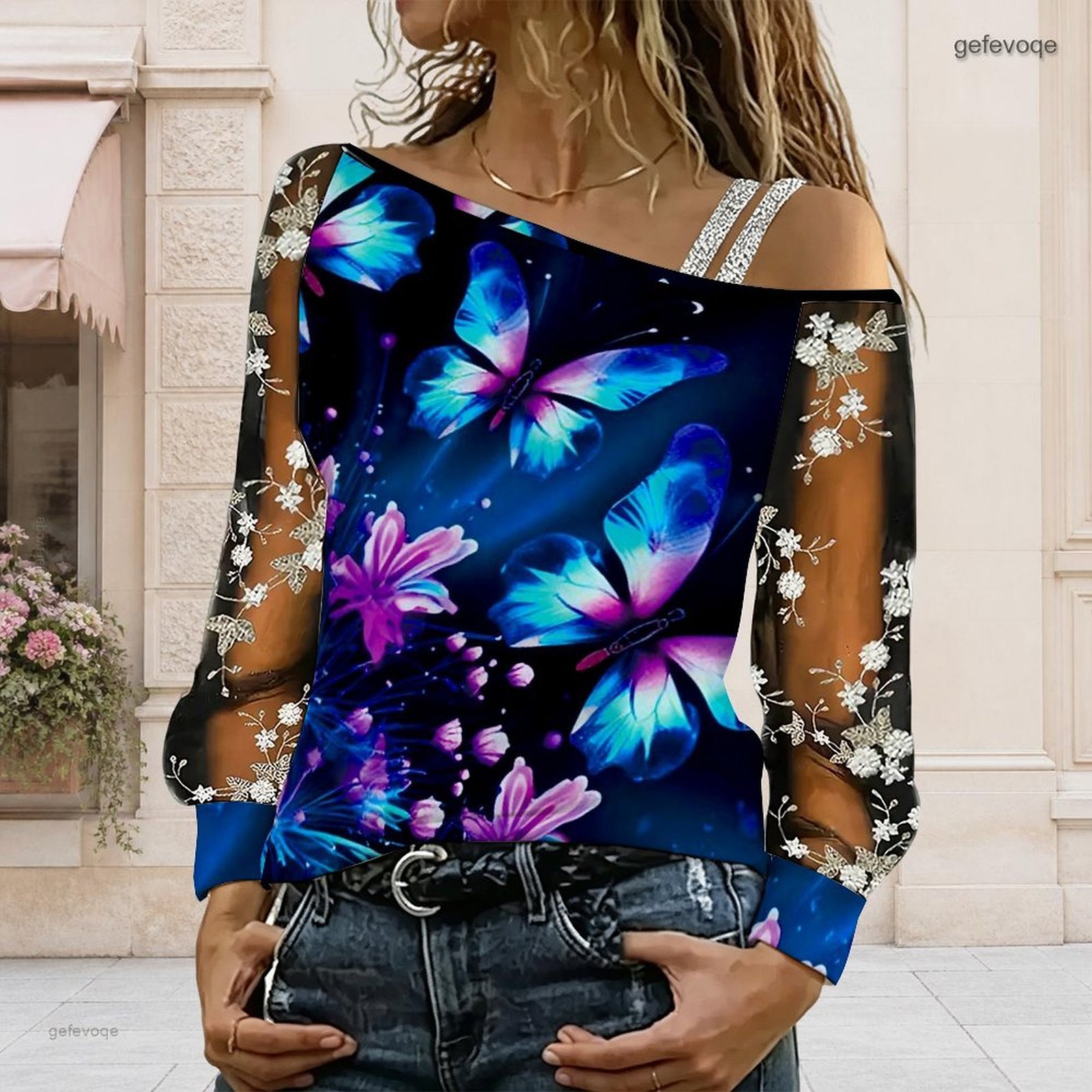 Women Off Shoulder Blouse Asym - Blouse Off Shoulder ulasan dan harga