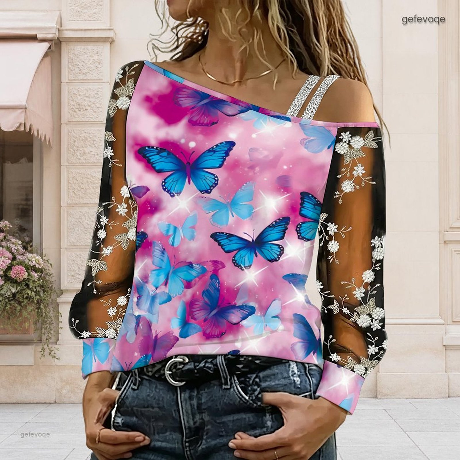 Women Off Shoulder Blouse Asym - Blouse Off Shoulder ulasan dan harga