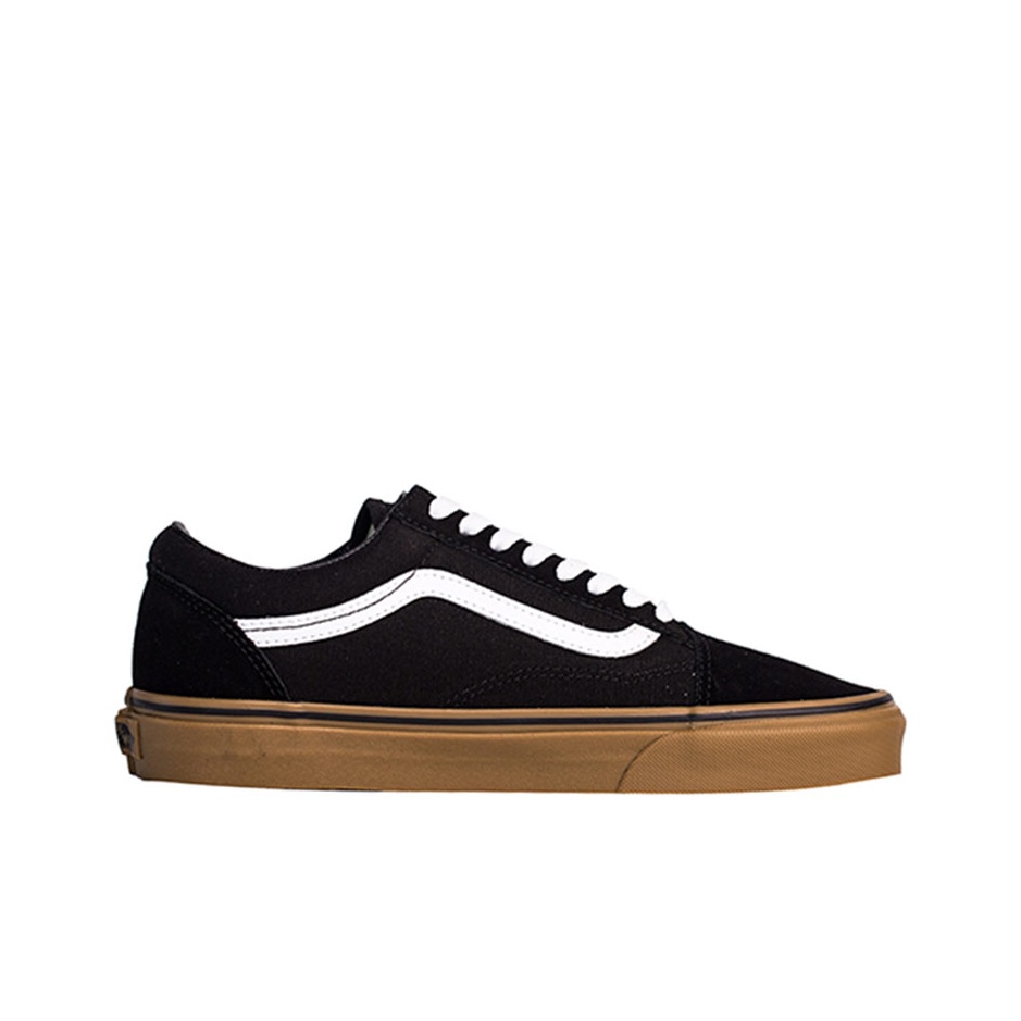Vans Old Skool Black Gum Leath - Vans Shoes Old Skool ulasan dan harga