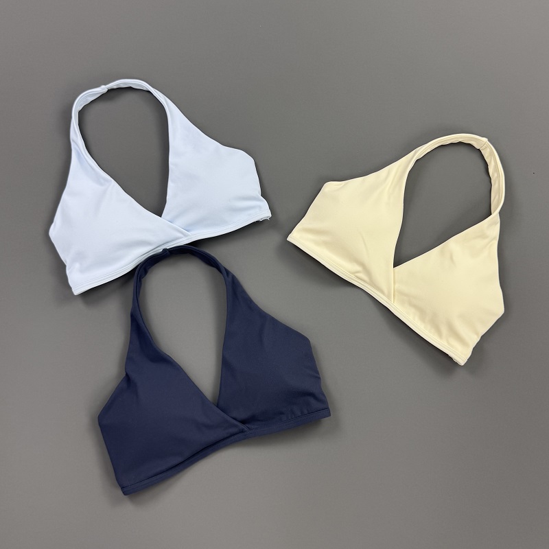 Gym Top Women Halter Neck Spor - Crop Top Crochet ulasan dan harga